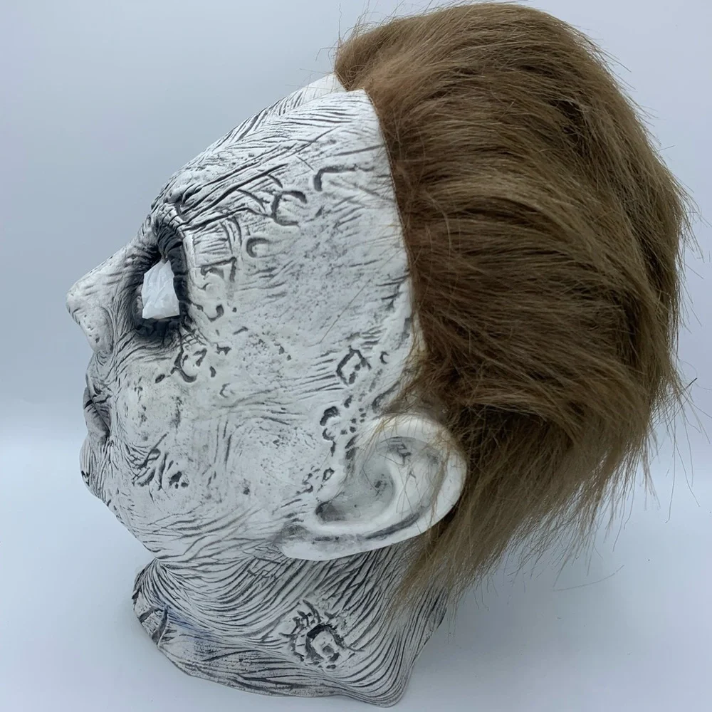 Michael Myers Mask Halloween Cosplay Latex Full Head & Hair Adult One Size